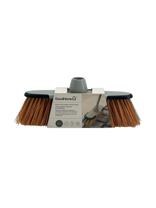 Cabezal de Escoba Interior y Exterior 2 en 1 | Cerdas Mixtas | Goodhome